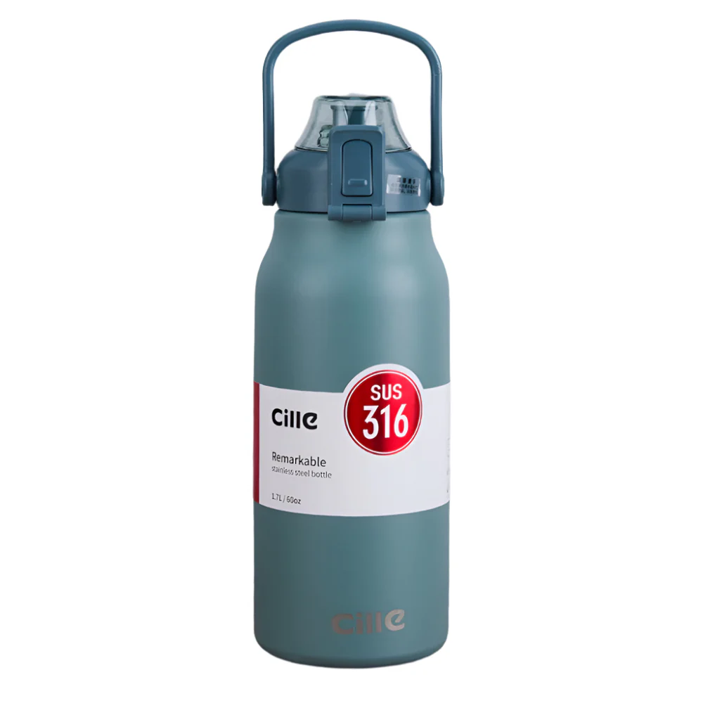 Cille 1300ml Water Bottle – Stainless Steel & Leak-Proof Design for Girls & Boys - Image 2