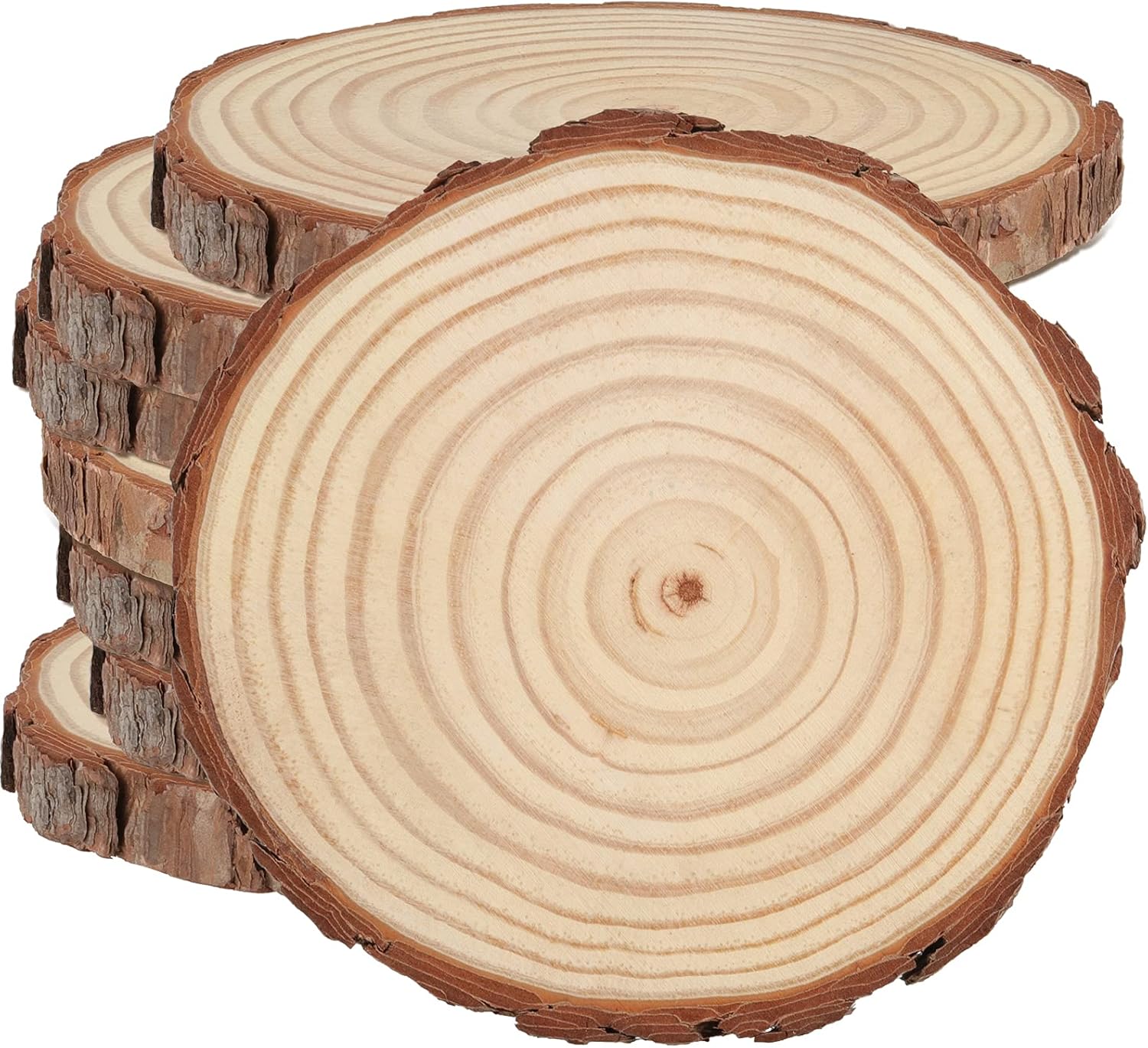 Natural 1 Wooden Slice – Rustic Craft & Decor Piece