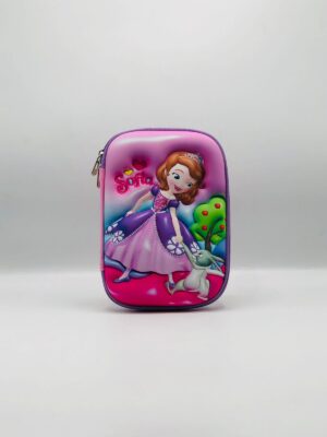 3D Sofia Printed Stationery Pouch – Perfect for School
