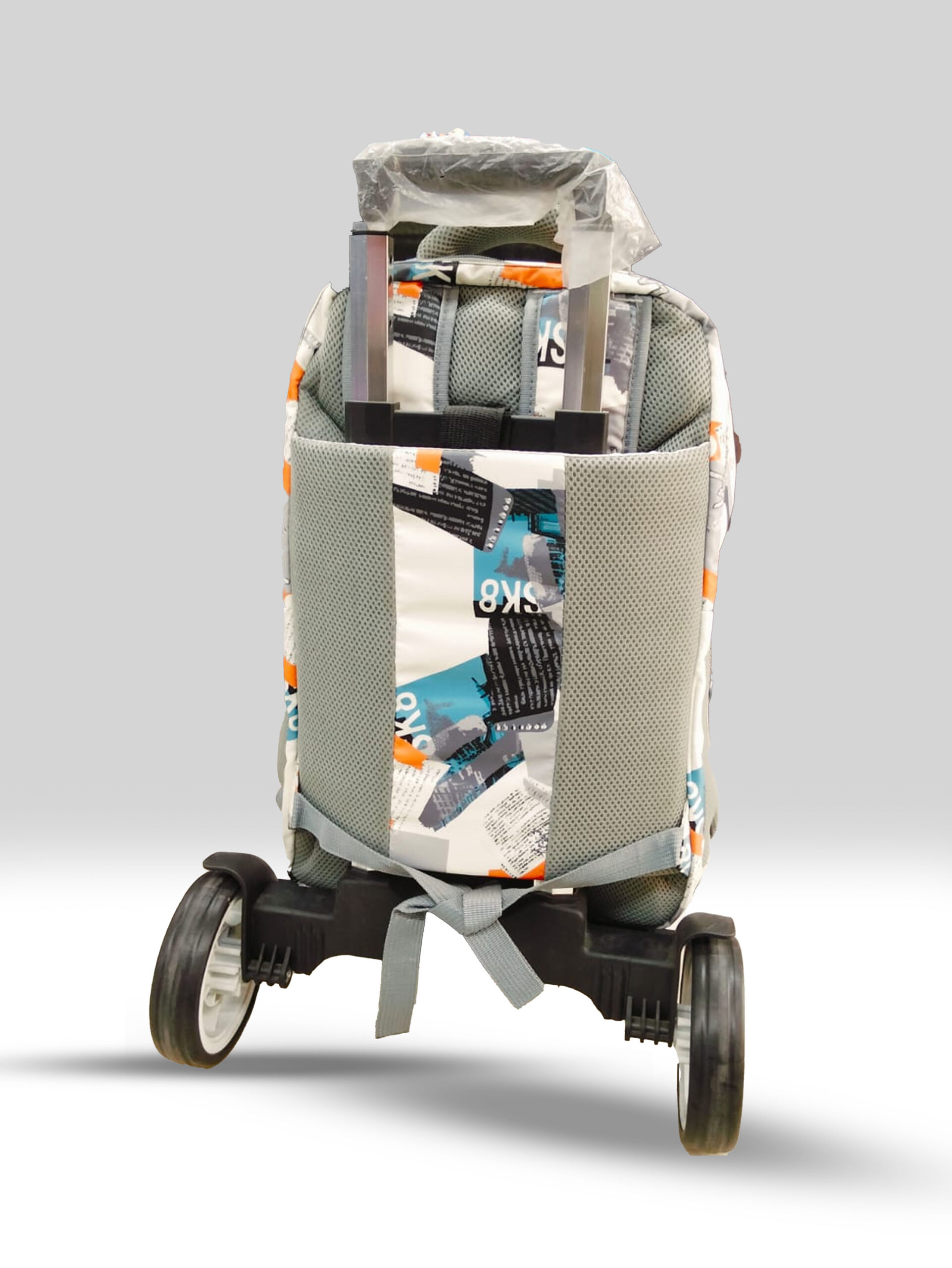 Bashly Street Poster Print Kids Roller Backpack – Stylish & Durable School Bag - Image 2